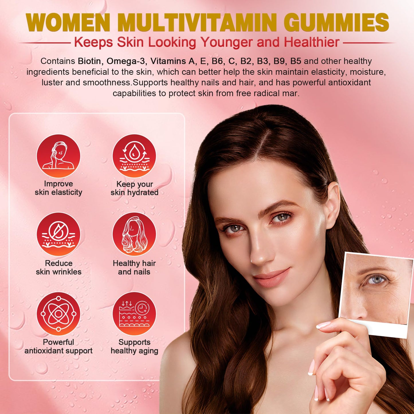 EnvyCure Women's Multivitamin Gummies, 120 Gummies