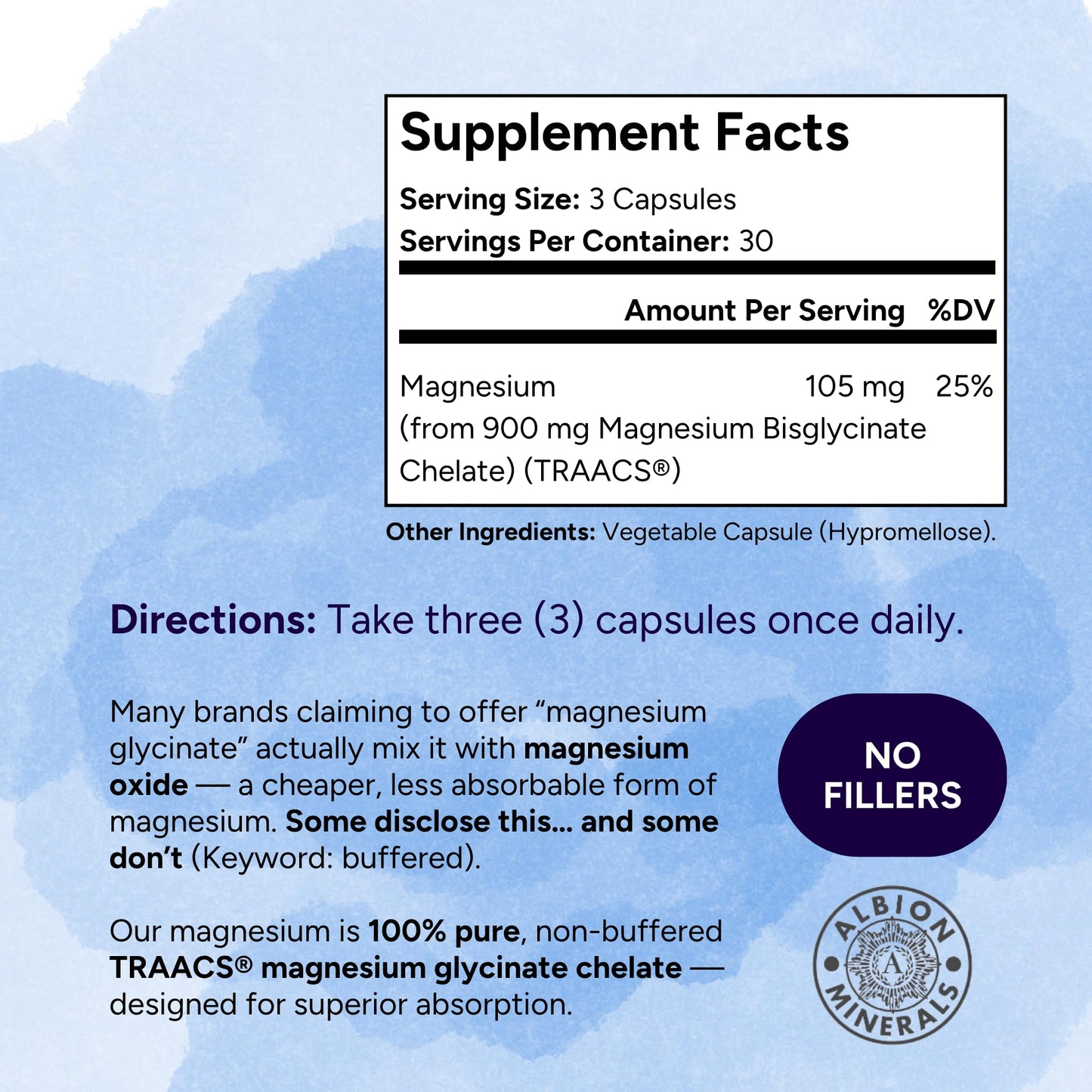 Potent Nutri Magnesium Glycinate Capsule 90 Count