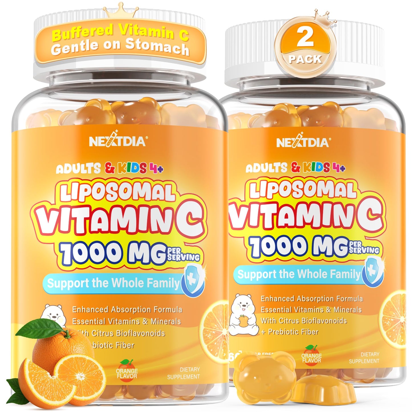 Nextdia Liposomal Vitamin C Gummies 120 Count