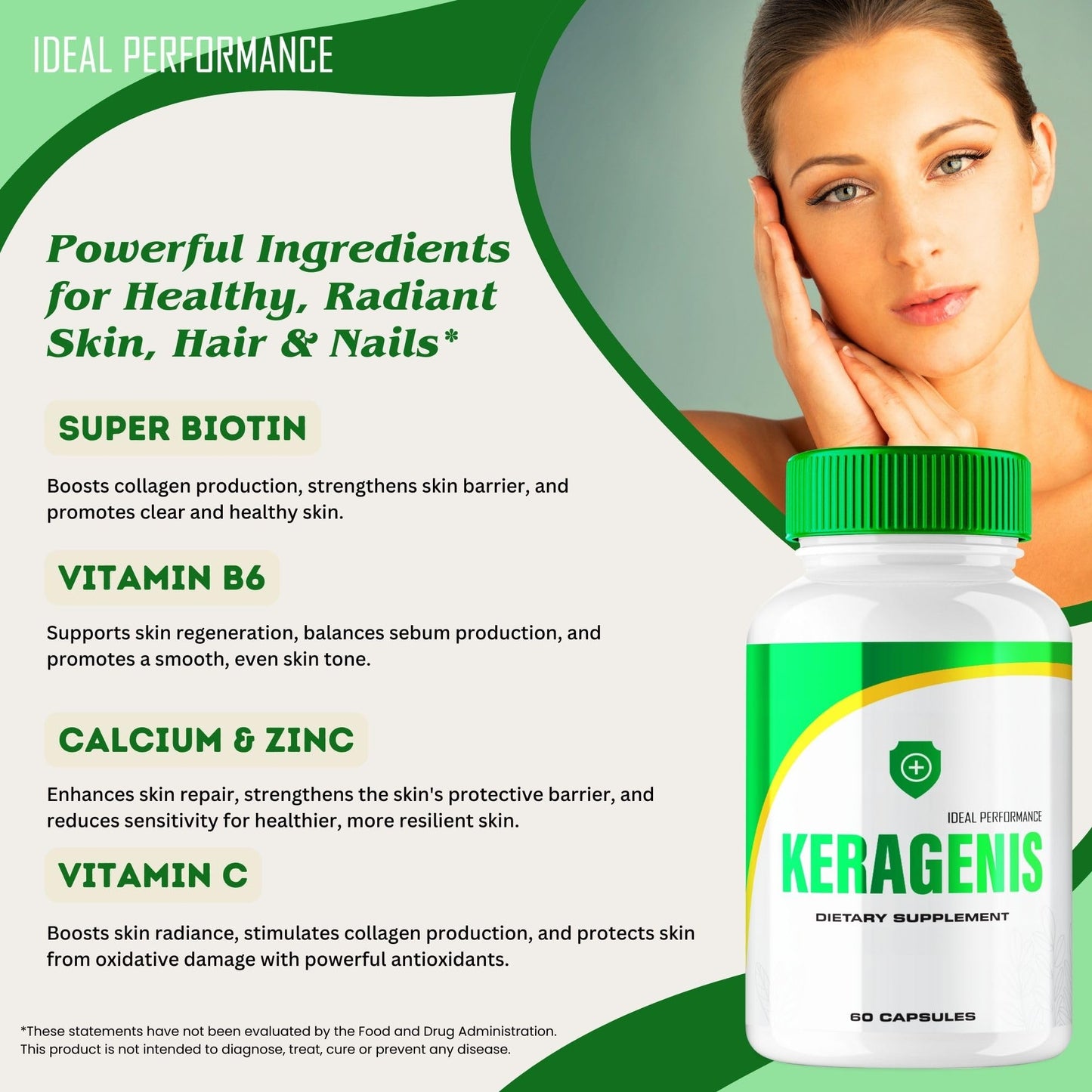 IDEAL PERFORMANCE Keragenis Capsules 300 Capsules