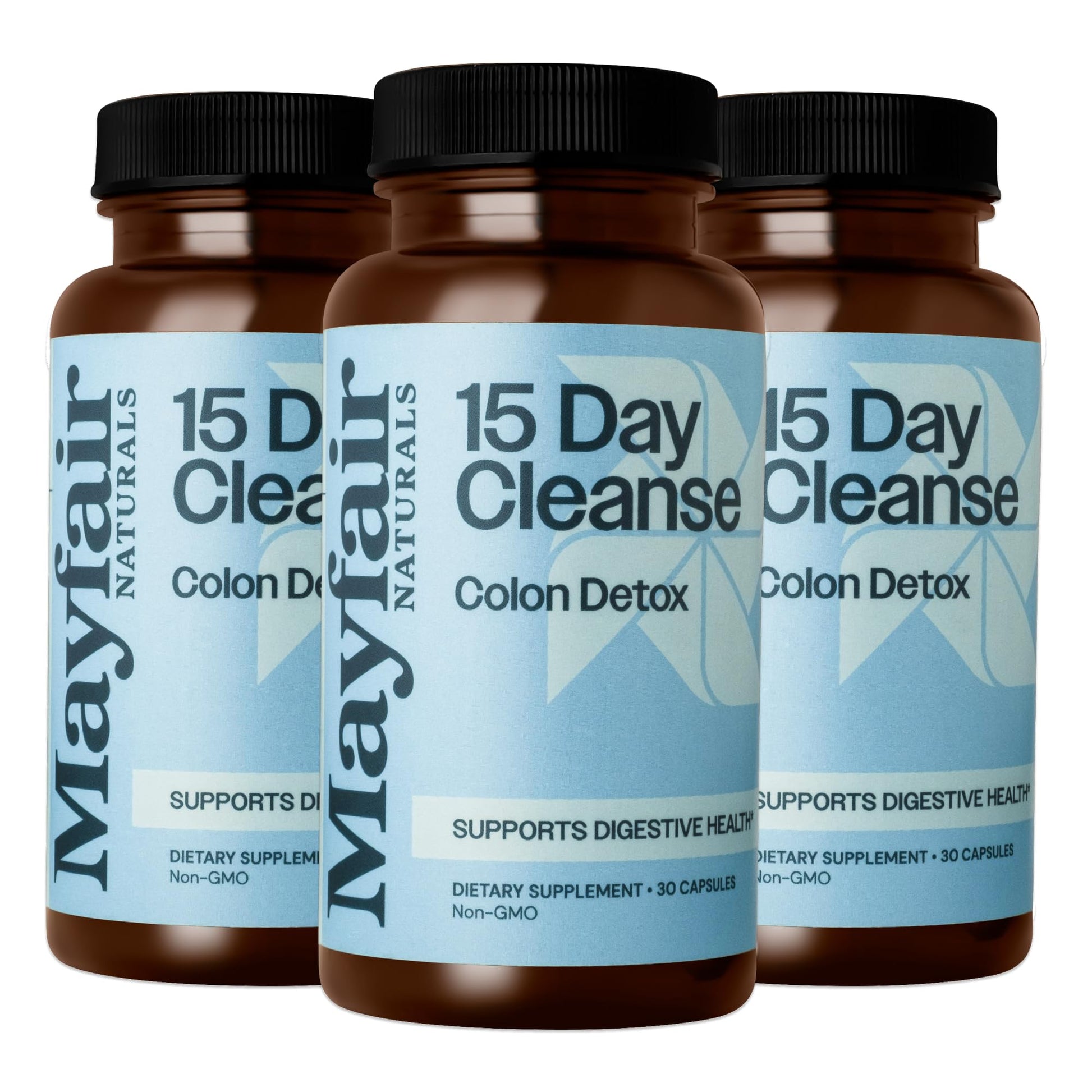 Mayfair Naturals 15 Day Cleanse Colon Detox Capsules, 90 Count