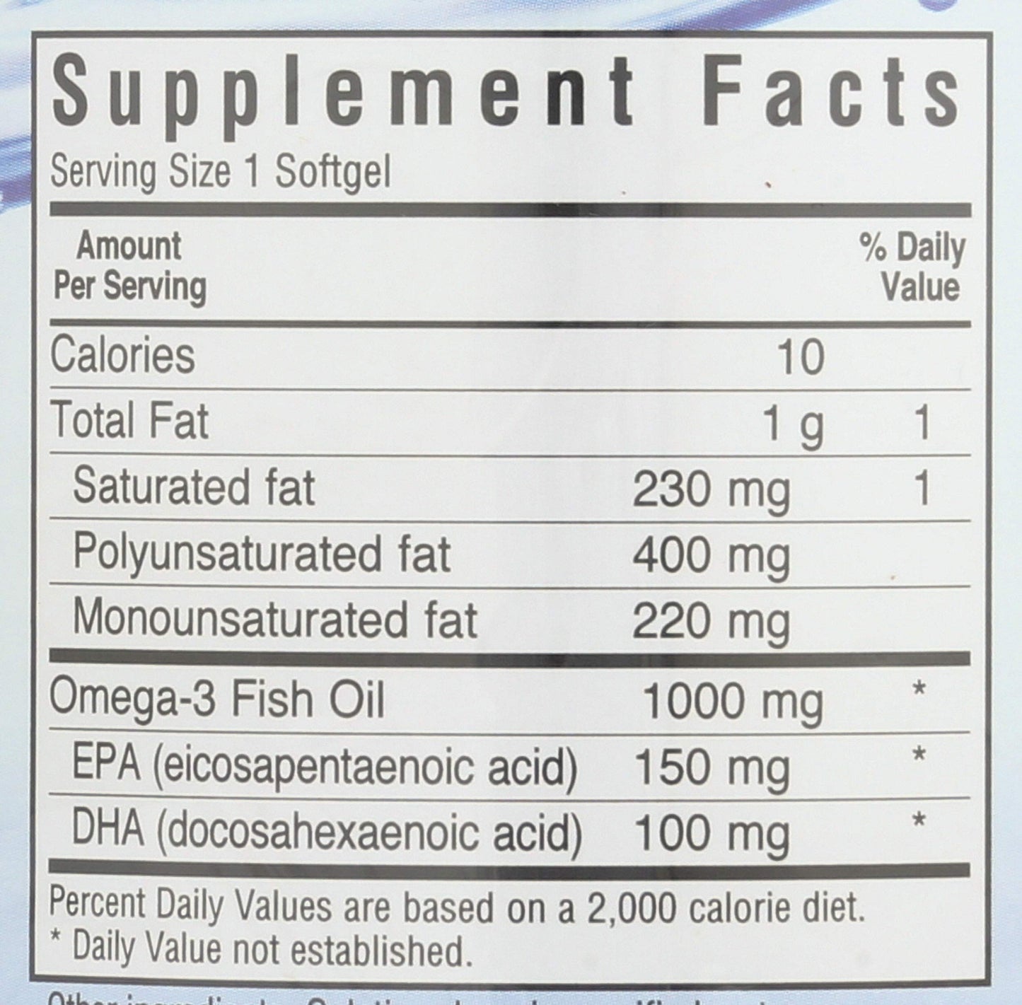 BlueBonnet Omega-3 (Salmon Oil) 1000 mg Softgel 180