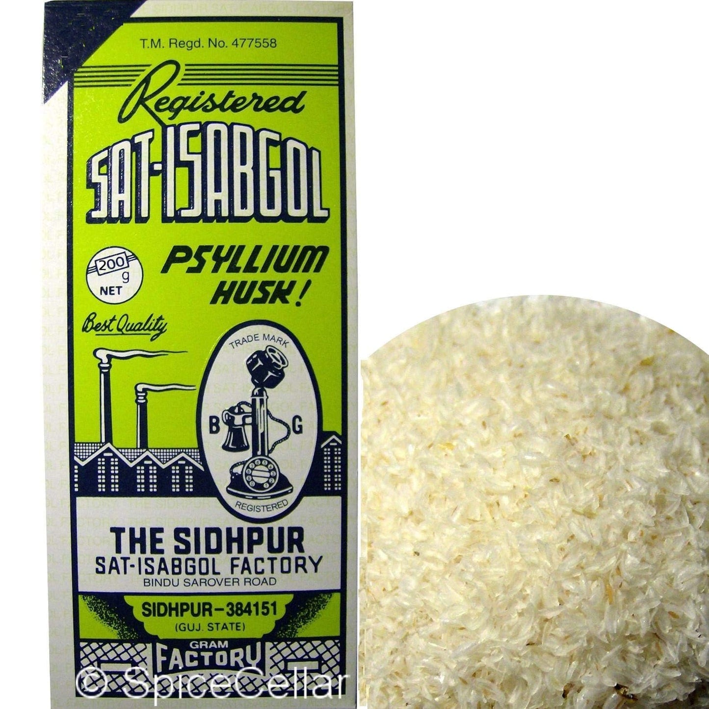 Sat Isabgol Psyllium Husk Natural Laxative Tablet 7.05 Ounce