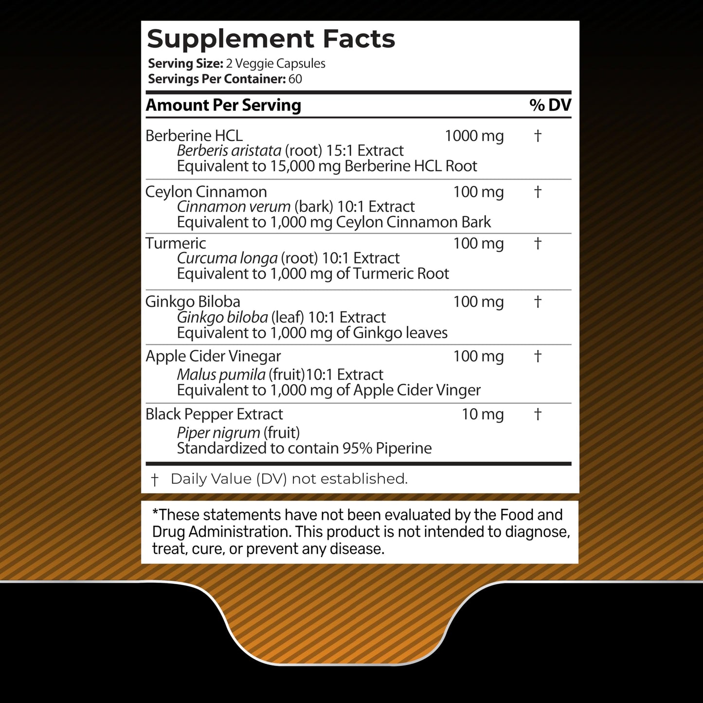WELLNESS LABSRX Berberine 15,000mg Capsules, 120 Count