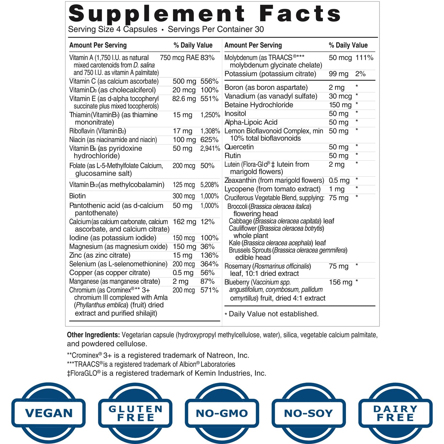 Advanced Bionutritionals Healthy Resolve Multivitamin 30 Capsules
