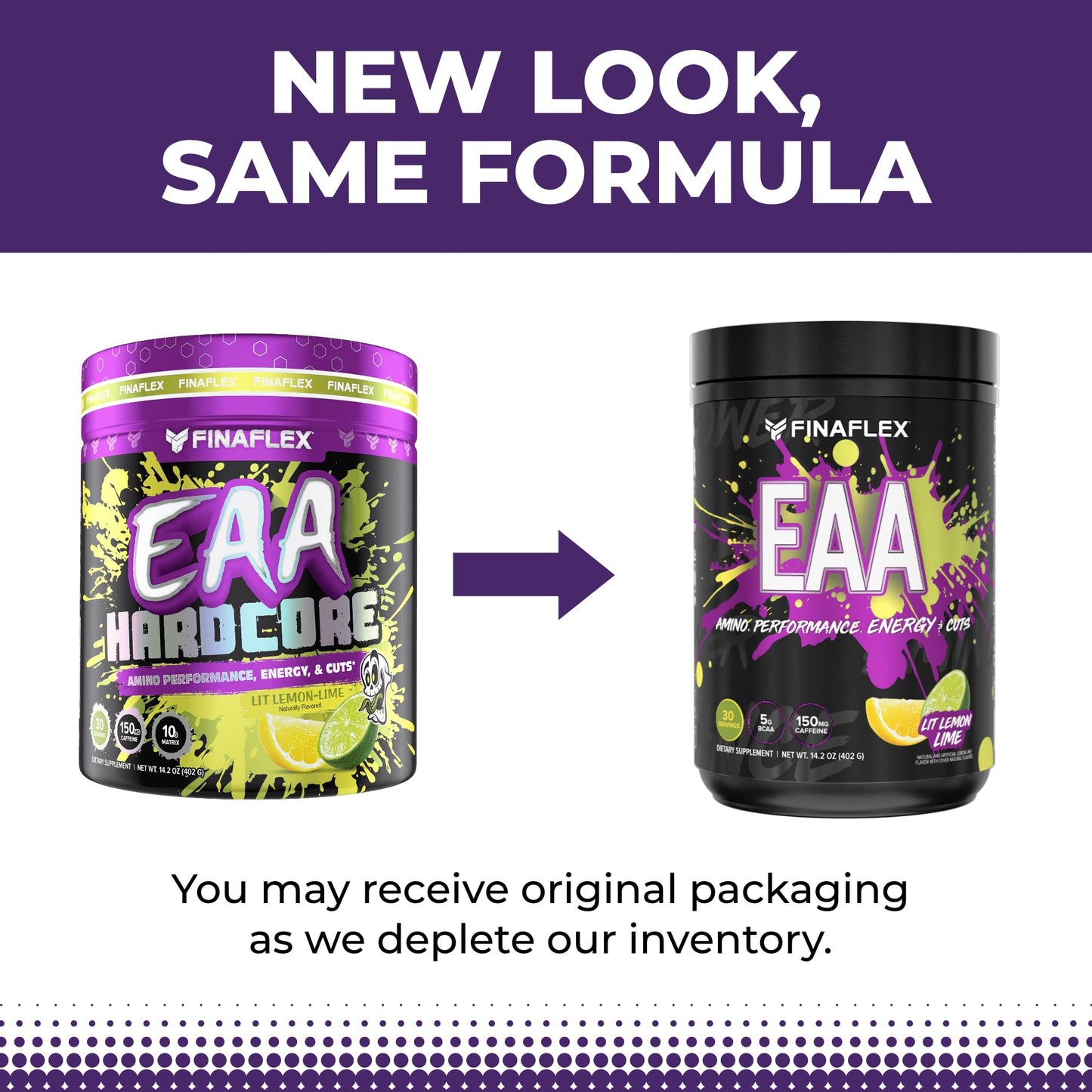 FINAFLEX EAA HARDCORE Lit Lemon-Lime Powder 14.2 oz