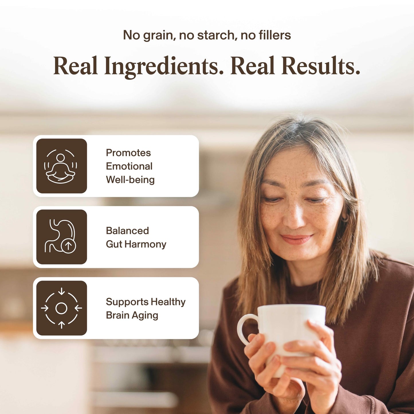 Real Mushrooms Lion's Mane Capsules, Brain, Focus and Cognition, 120 Capsules