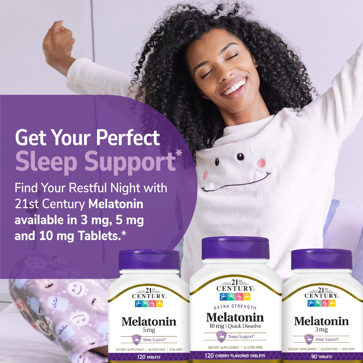 21st Century Melatonin 10mg Extra Strength 360 Tablets