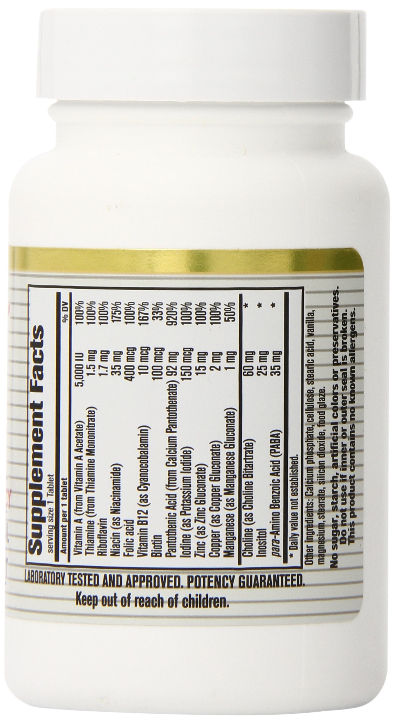 California Natural Hair Vitamin & Mineral Tablets, 30 Count