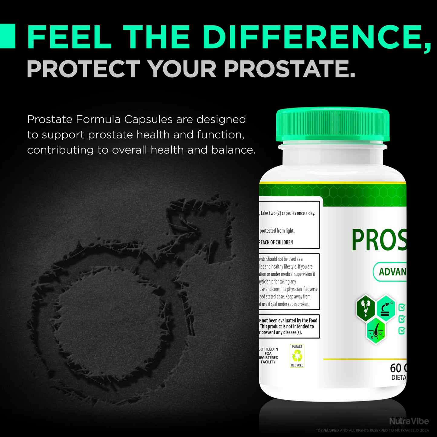 NutraVibe Prostafense 60 Capsules