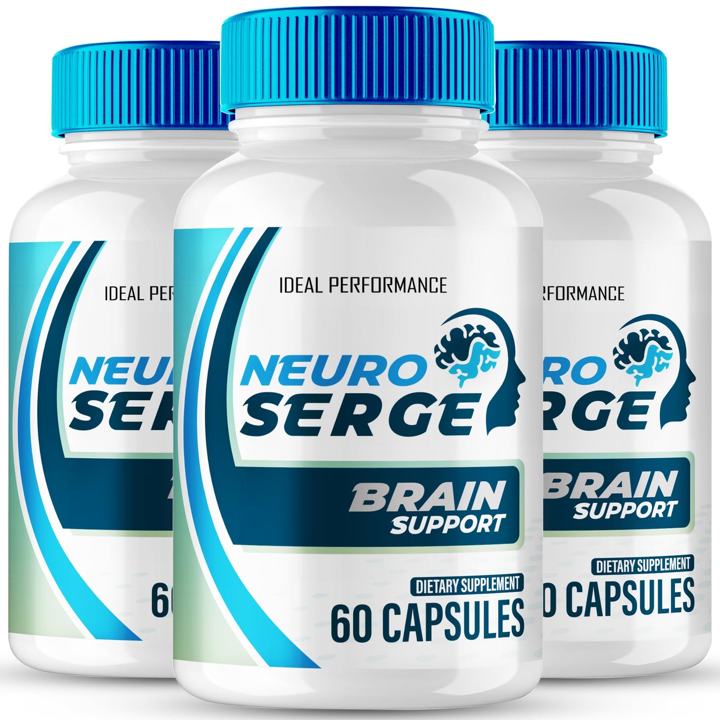 IDEAL PERFORMANCE Neuro Serge Brain Supplements for Memory and Focus Capsules, 180 Count