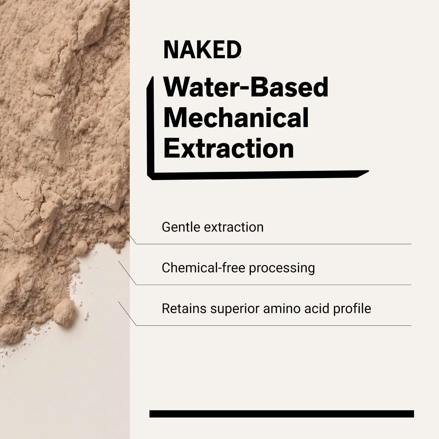 NAKED Pea Protein Powder, Chocolate Peanut Butter Flavor, 80 Servings, 5 lb