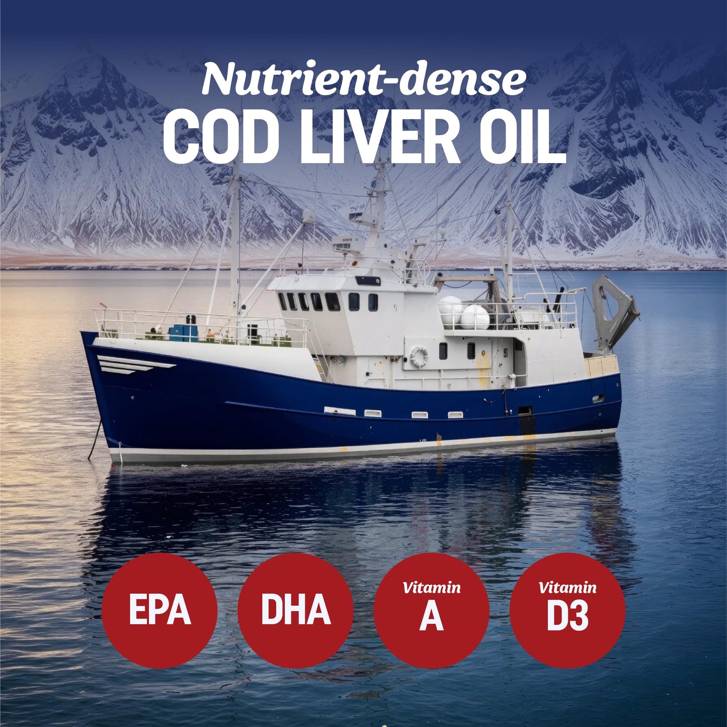 MAV NUTRITION Cod Liver Oil Softgels 60 Count