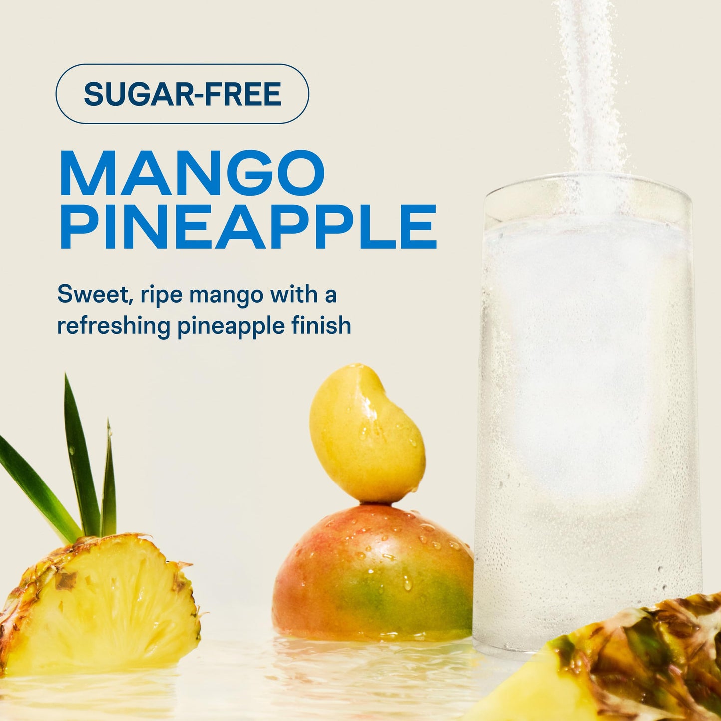 Liquid I.V. Sugar Free Hydration Electrolytes Mango Pineapple Powder 6.41 Ounce