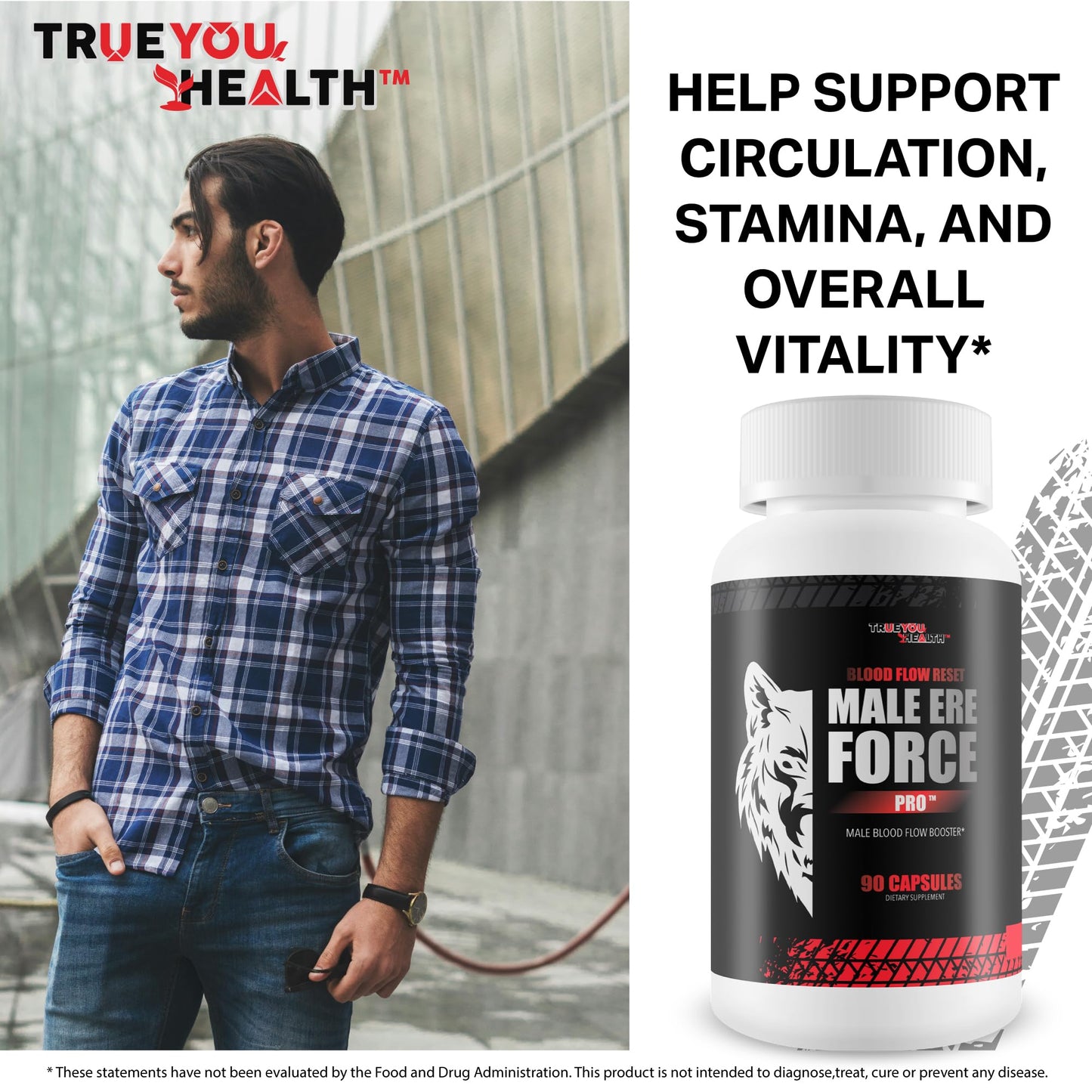 True You Health Male Ere Force Pro Capsule 90 Count