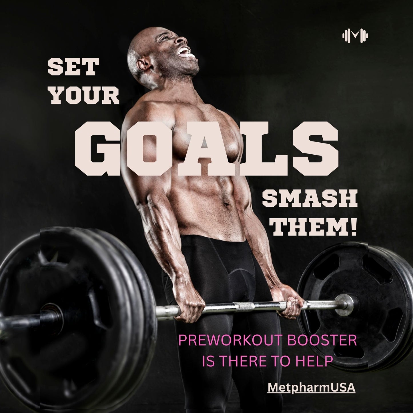 MetpharmUSA Advanced Pre-Workout Formula Booster Capsule, 60 Capsules