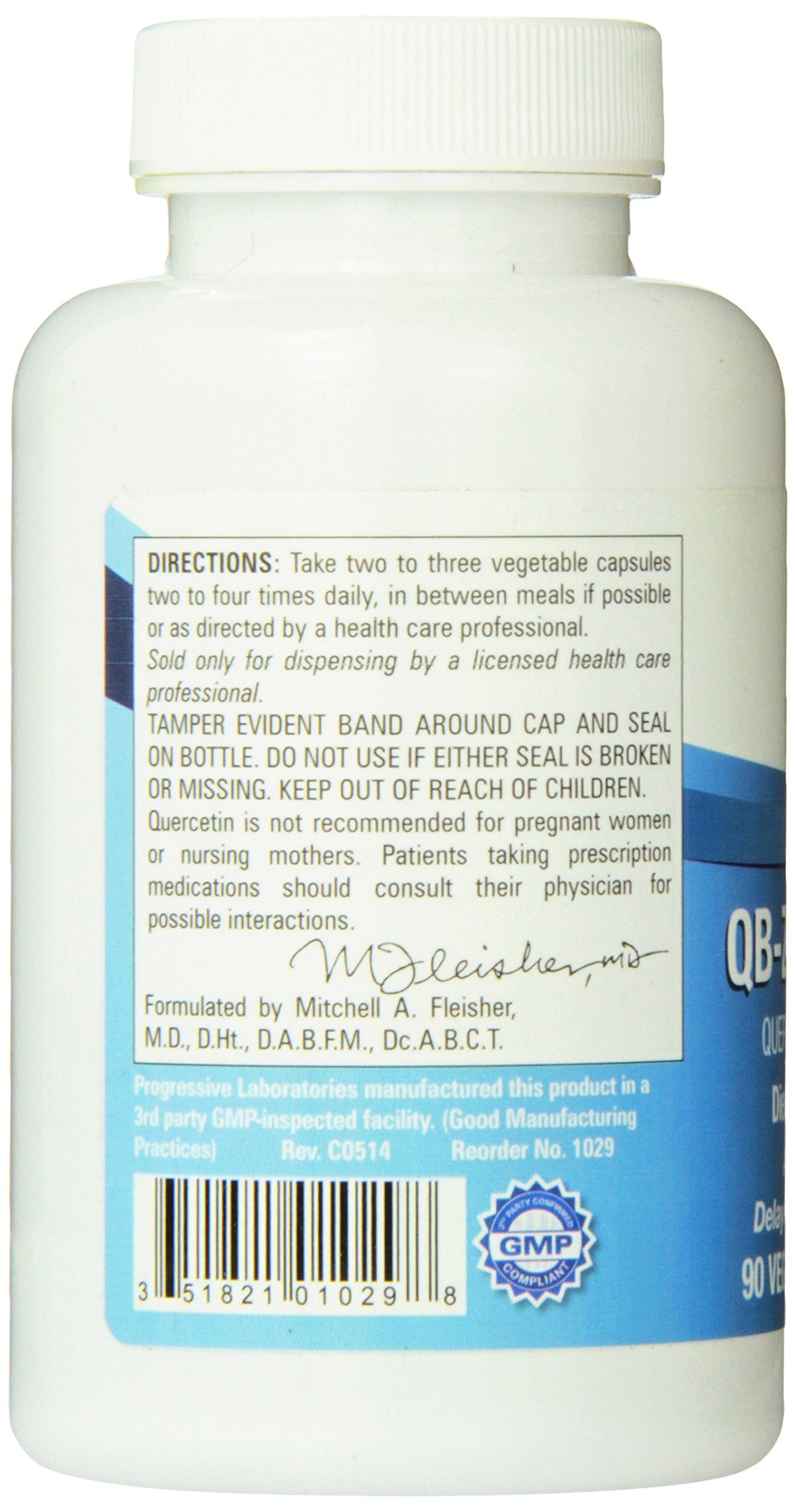 Progressive Laboratories QB-Zyme Pro Supplement 90 Capsules