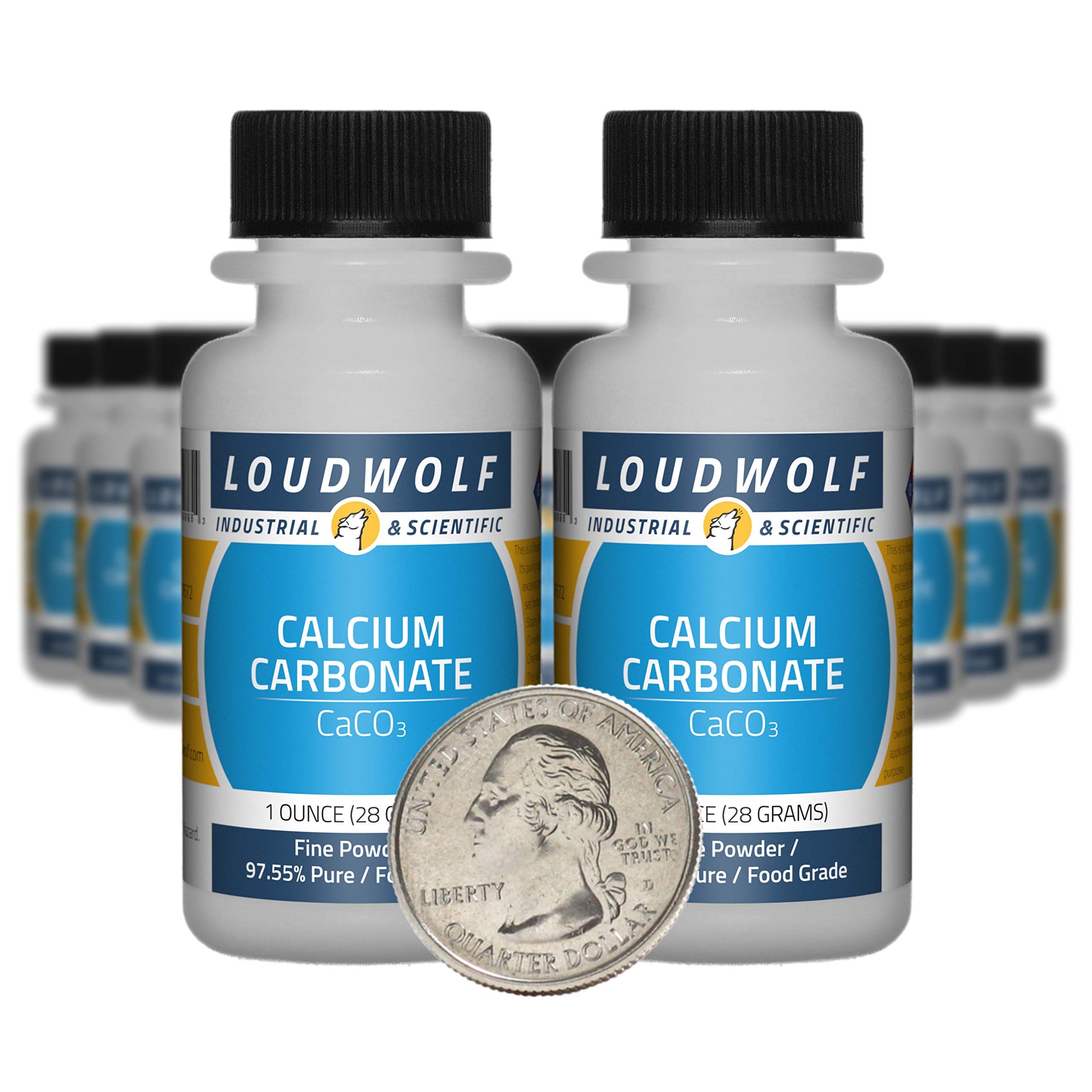 Loudwolf Calcium Carbonate Powder, 20 Bottles