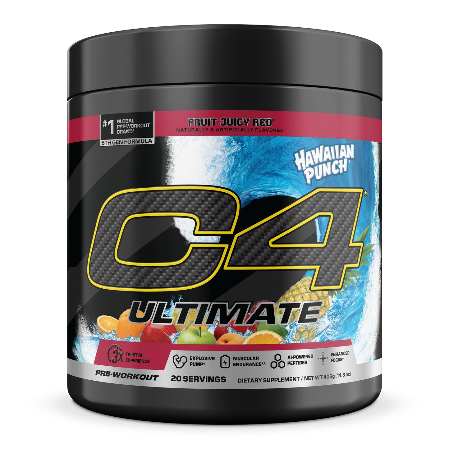 C4 Ultimate Pre Workout Powder 14.3 Ounce