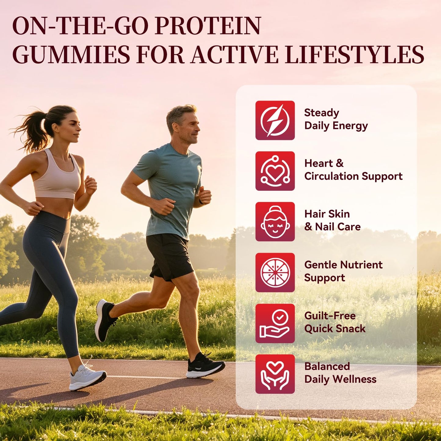 MAIA CACAO AEGAN Protein Gummies for Women & Men, 60 Gummies
