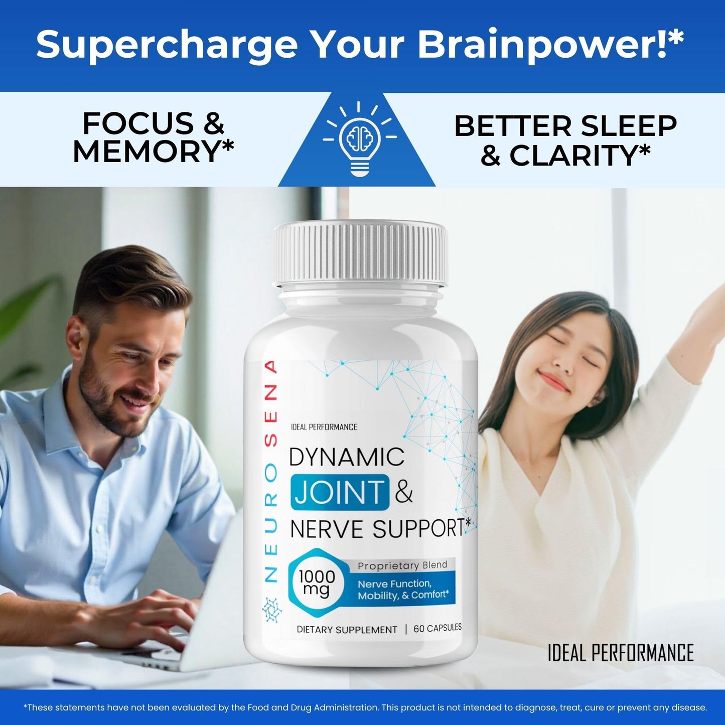 IDEAL PERFORMANCE NeuroSena Capsules 120 Count