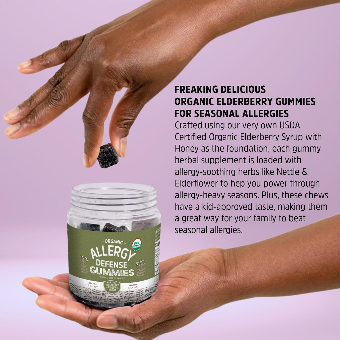 Seattle Elderberry Allergy Defense Gummies 1 Count