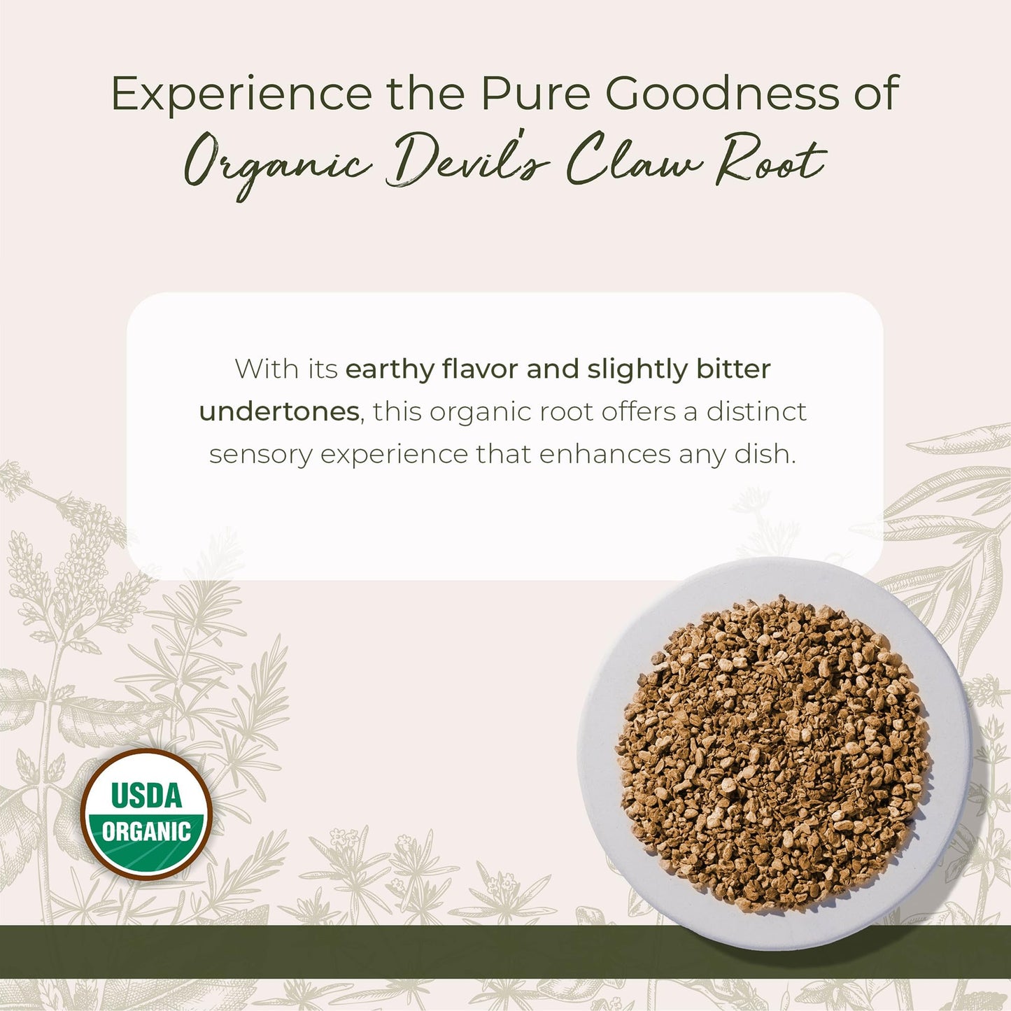 Starwest Botanicals Organic Devil's Claw Root Powder, 4 oz