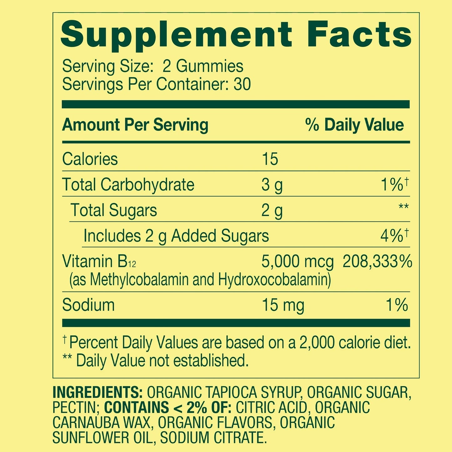 SUREFECT Vitamin B12 5000 mcg Ultra Strength Gummies with Methylcobalamin, 60 Count