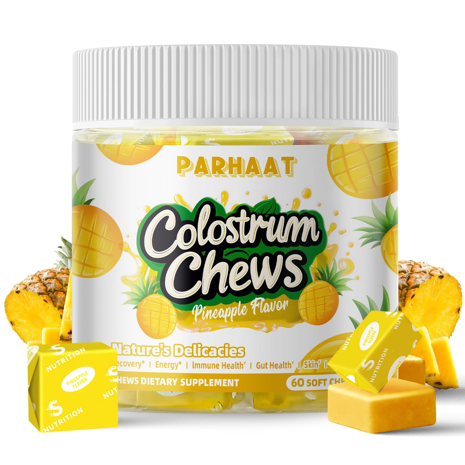 Parhaat Bovine Colostrum Soft Chews 60