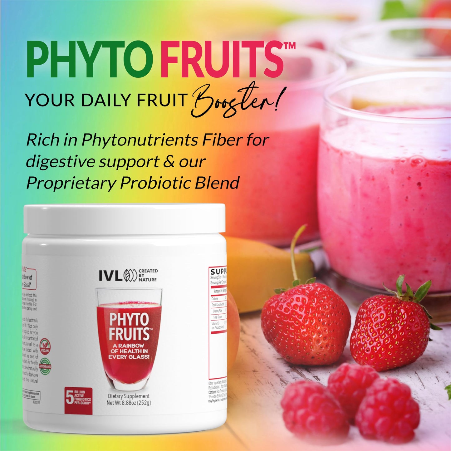 IVL Phyto Fruits Superfood Powder 8.88 oz