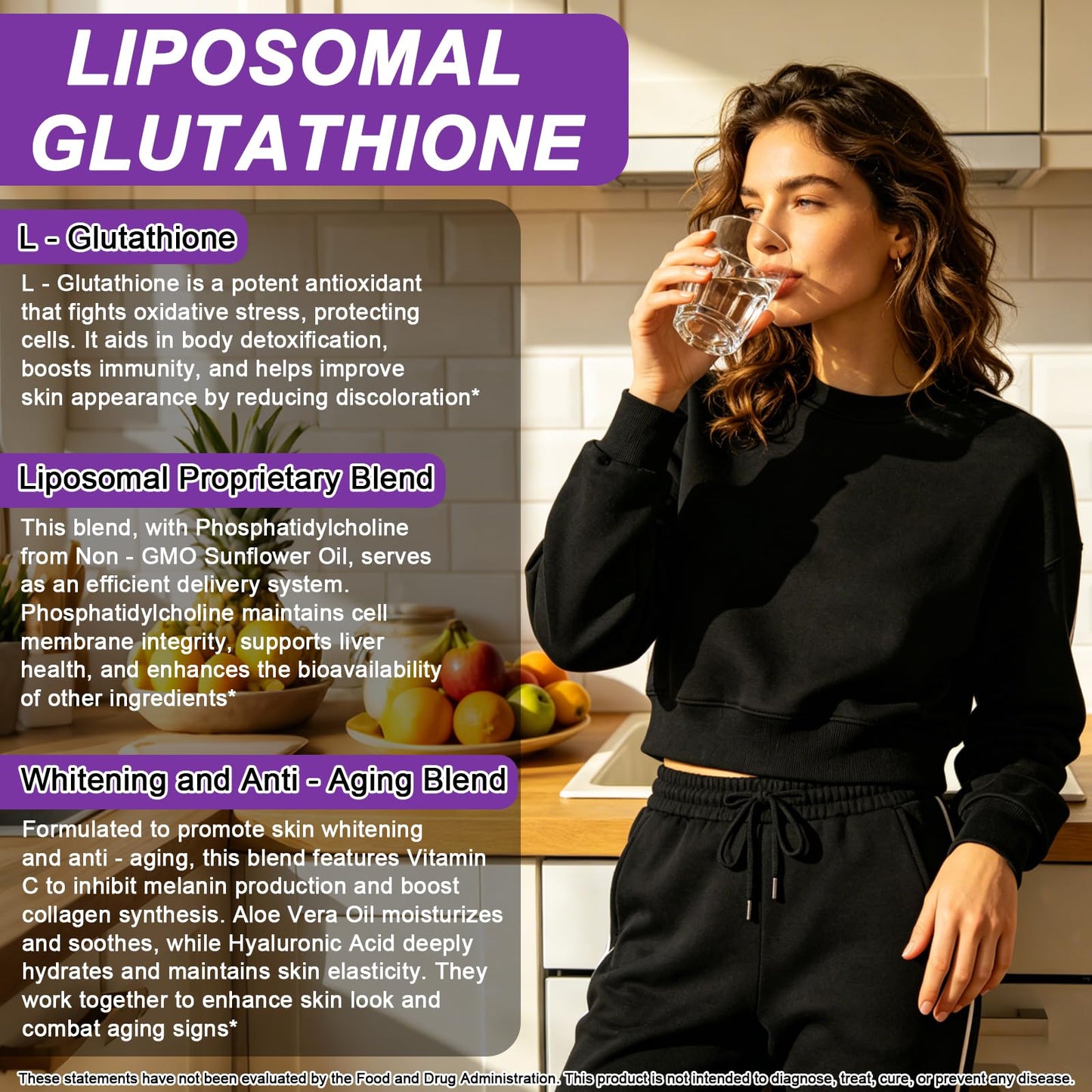 GLOVVUUP Liposomal Glutathione Softgels 120 Count