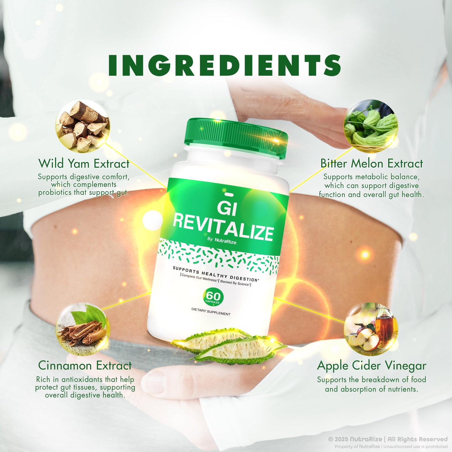 NutraRize GI Revitalize Capsule, 60 Capsules