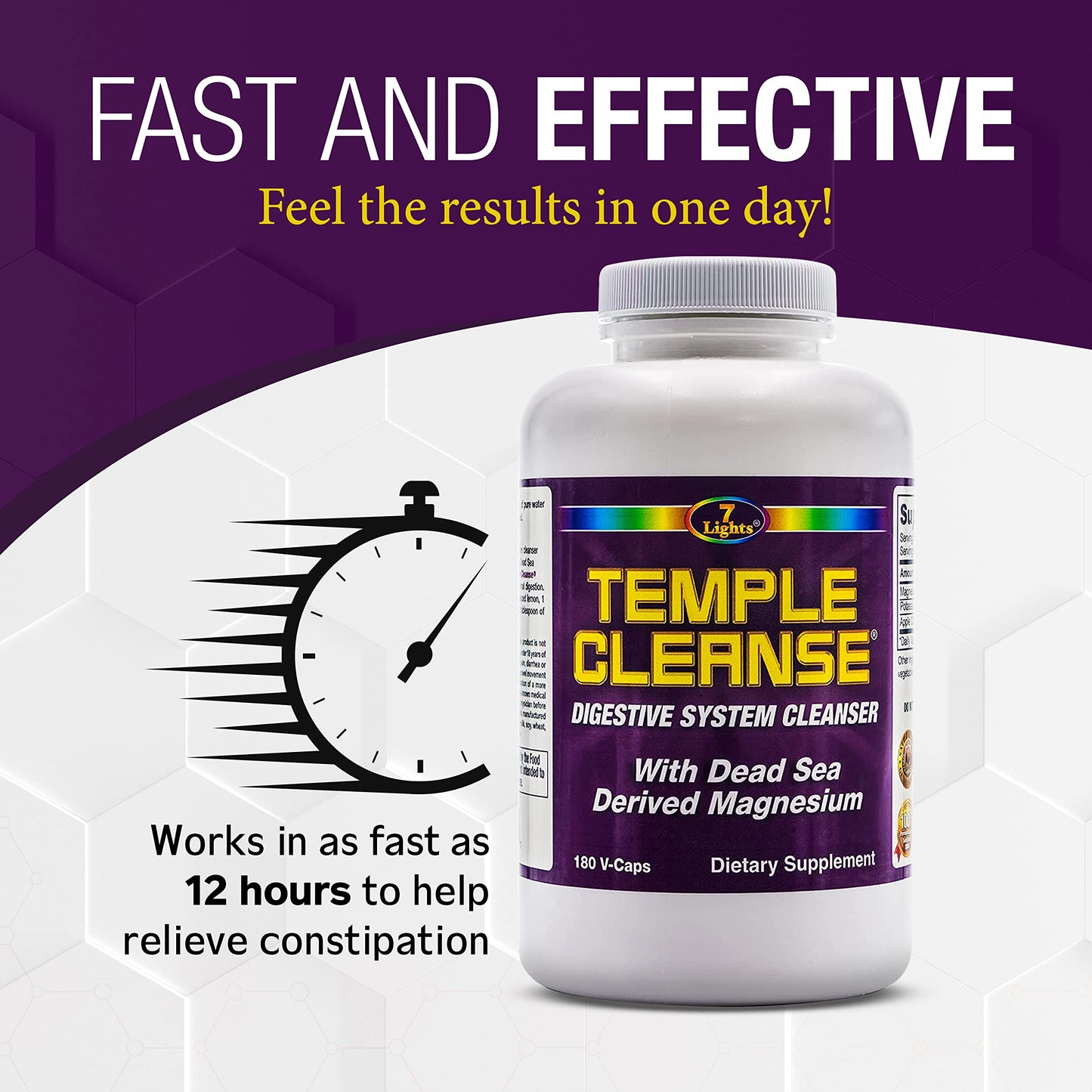7 Lights Temple Cleanse Capsules 60 Count
