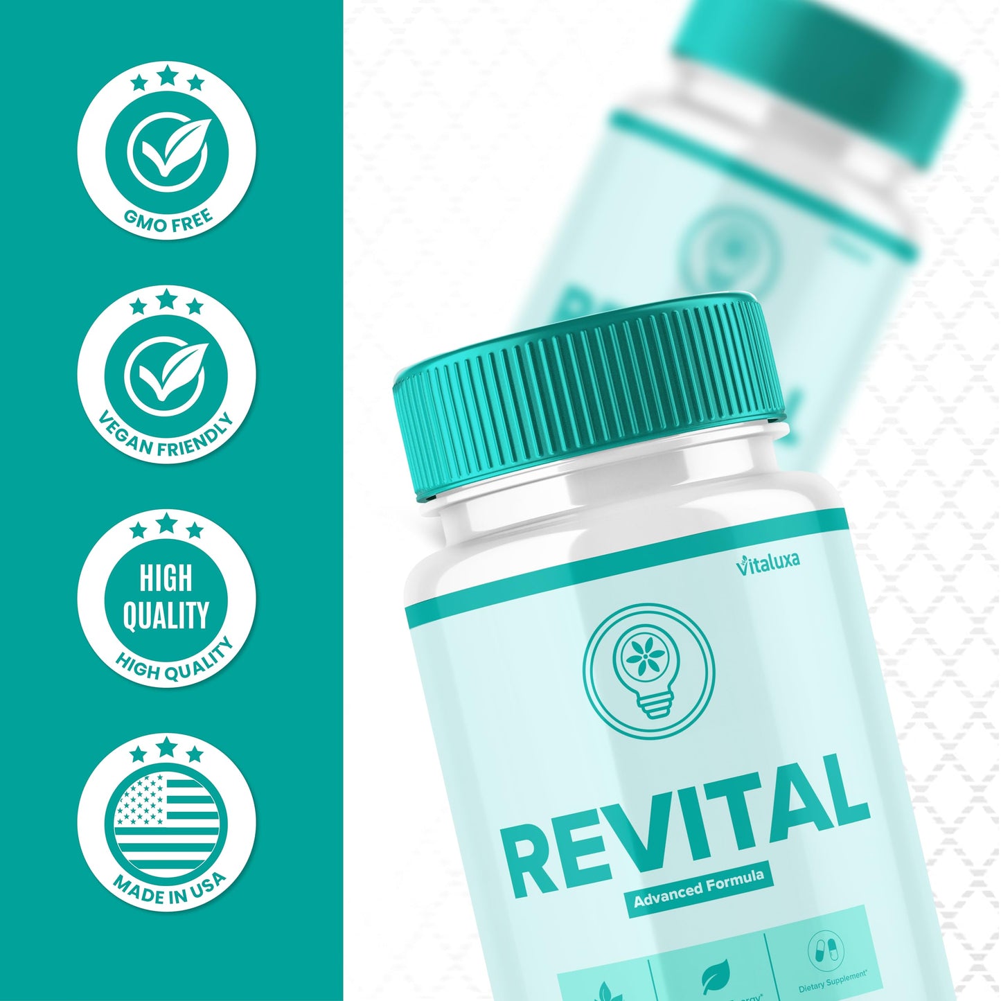 Vitaluxa Revital Capsules, 180 Capsules
