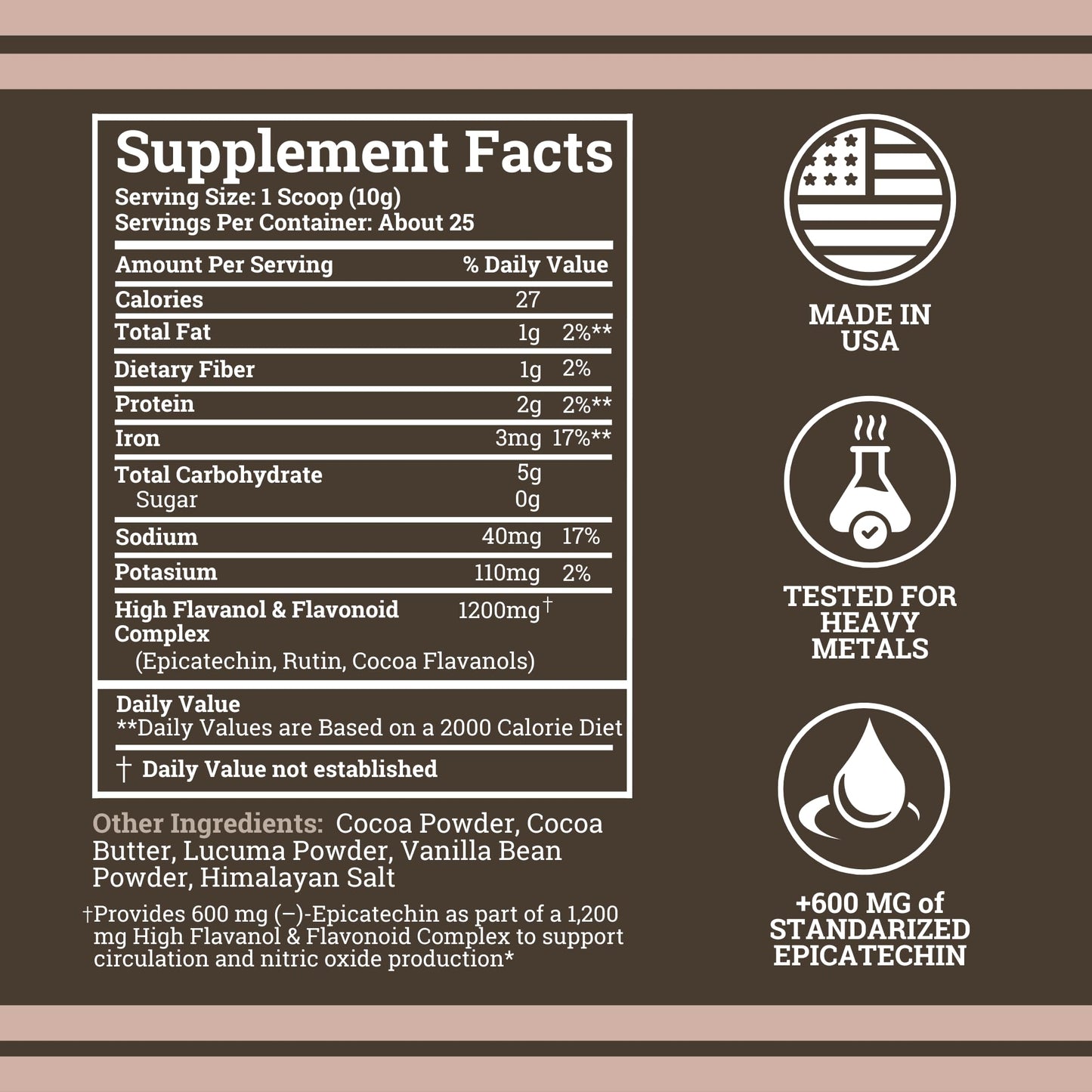 Black Forest High Flavanol Cocoa Powder, 8.6 oz