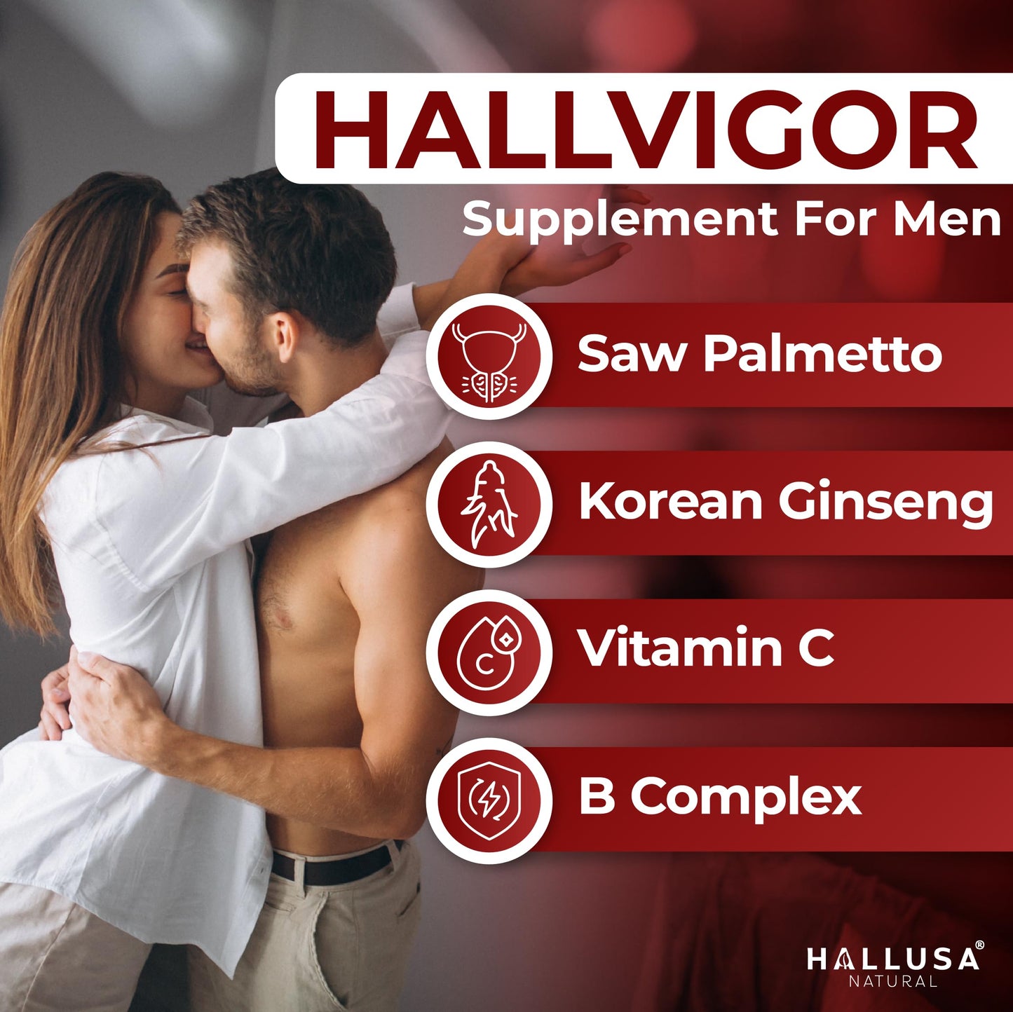 HALLVIGOR Men’s Daily Multivitamin, 60 Capsules