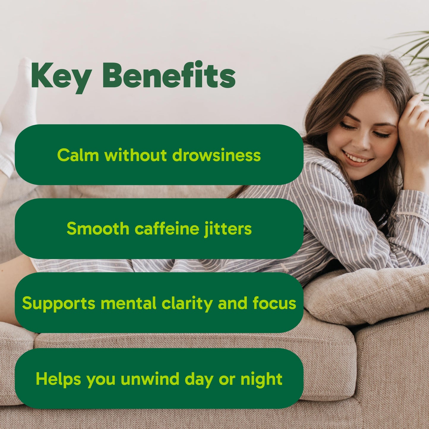 Organika L-Theanine Supplement Capsule 90 Capsules