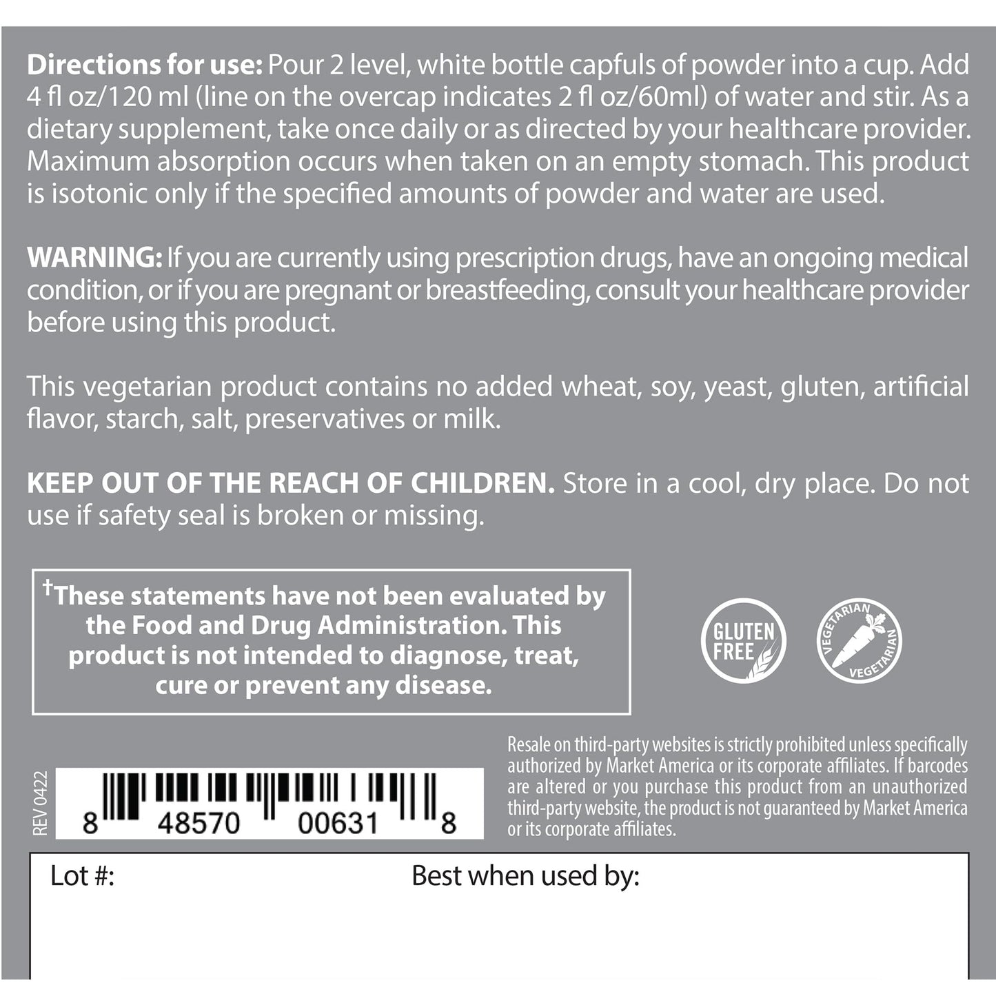 Isotonix OPC-3 Beauty Blend Powder 10.5 oz