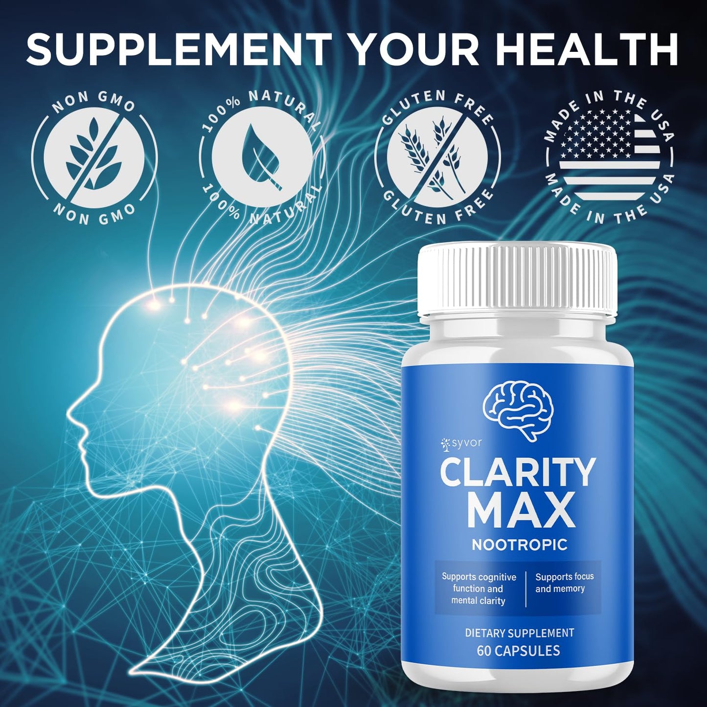 Syvor Clarity Max Capsules, 300 Capsules