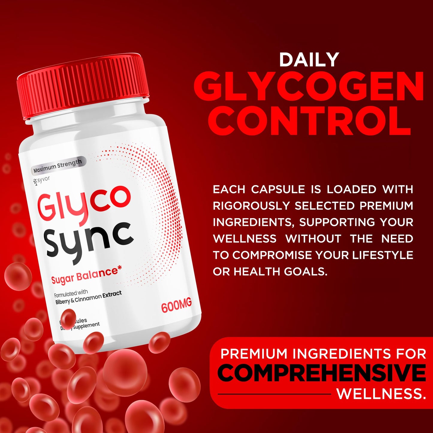 Syvor Glyco Sync Capsules, 180 Capsules