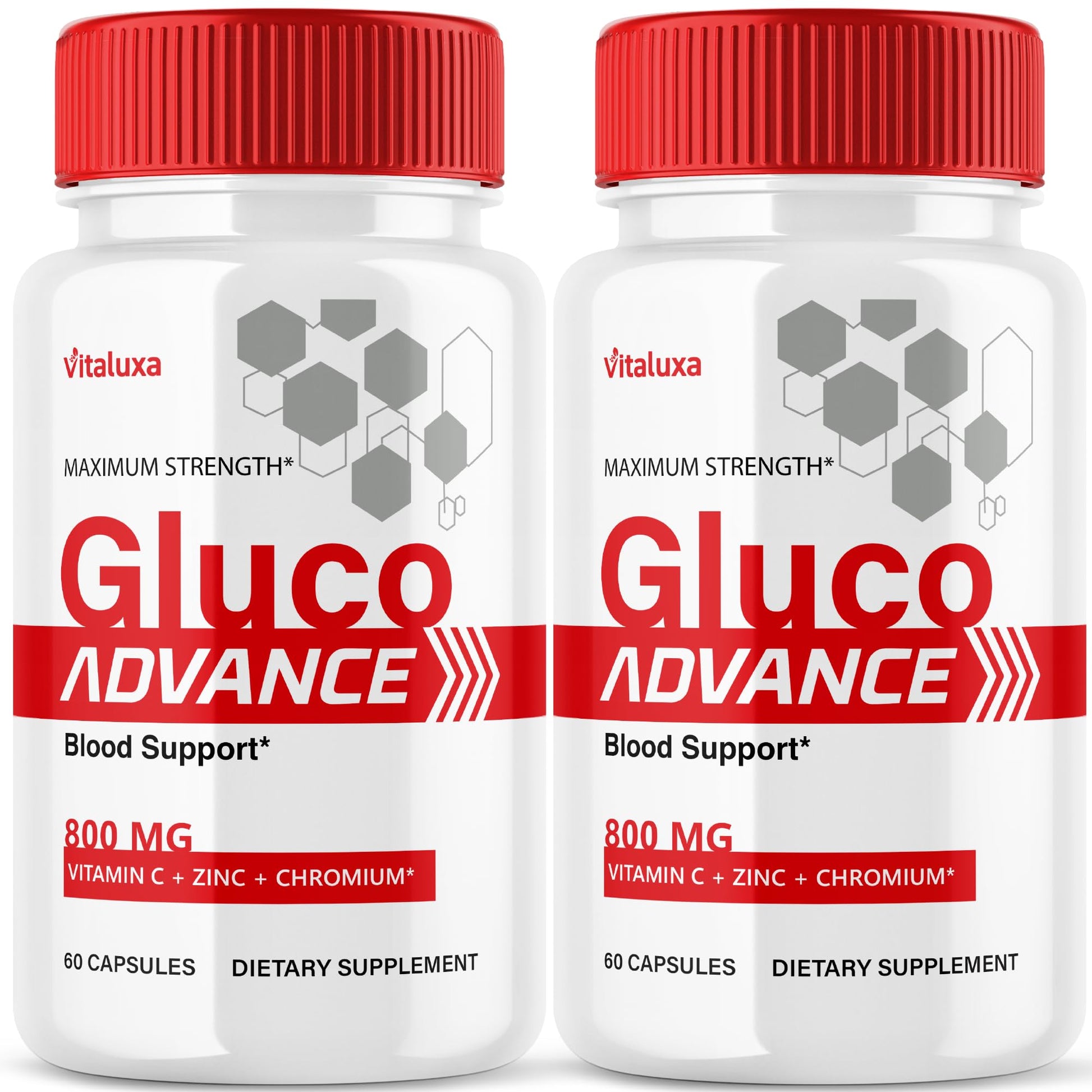 Vitaluxa Gluco Advance Capsules 120 Count