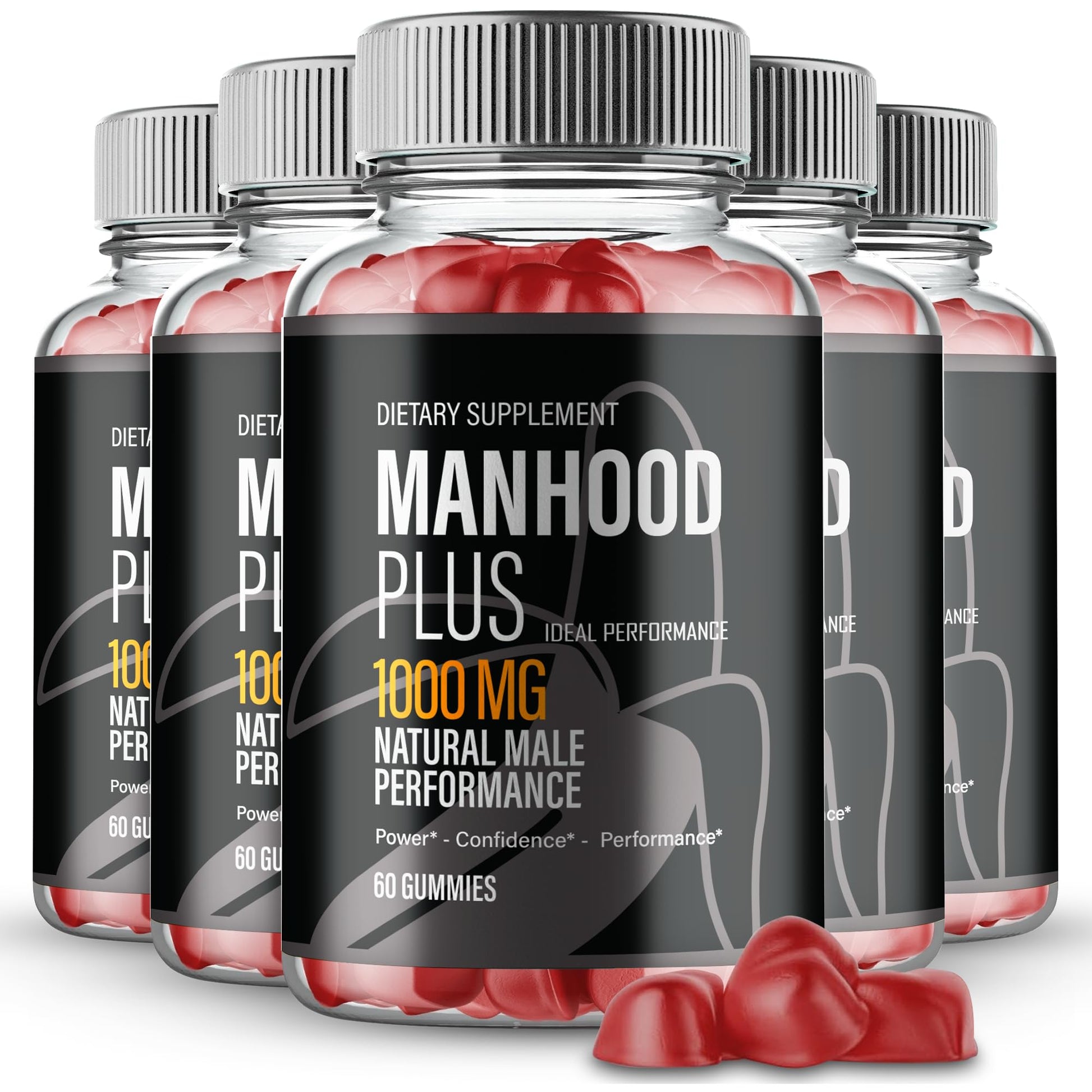 IDEAL PERFORMANCE Manhood Plus Gummies, 300 Gummies