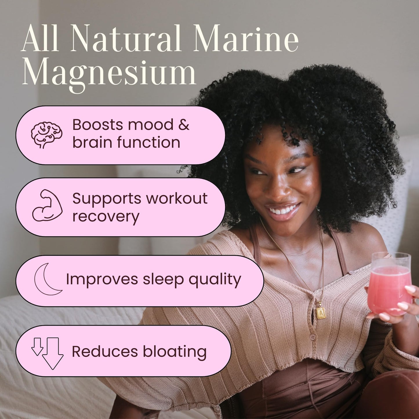 HUA Wellness Whole Food Magnesium Powder, 4 Oz