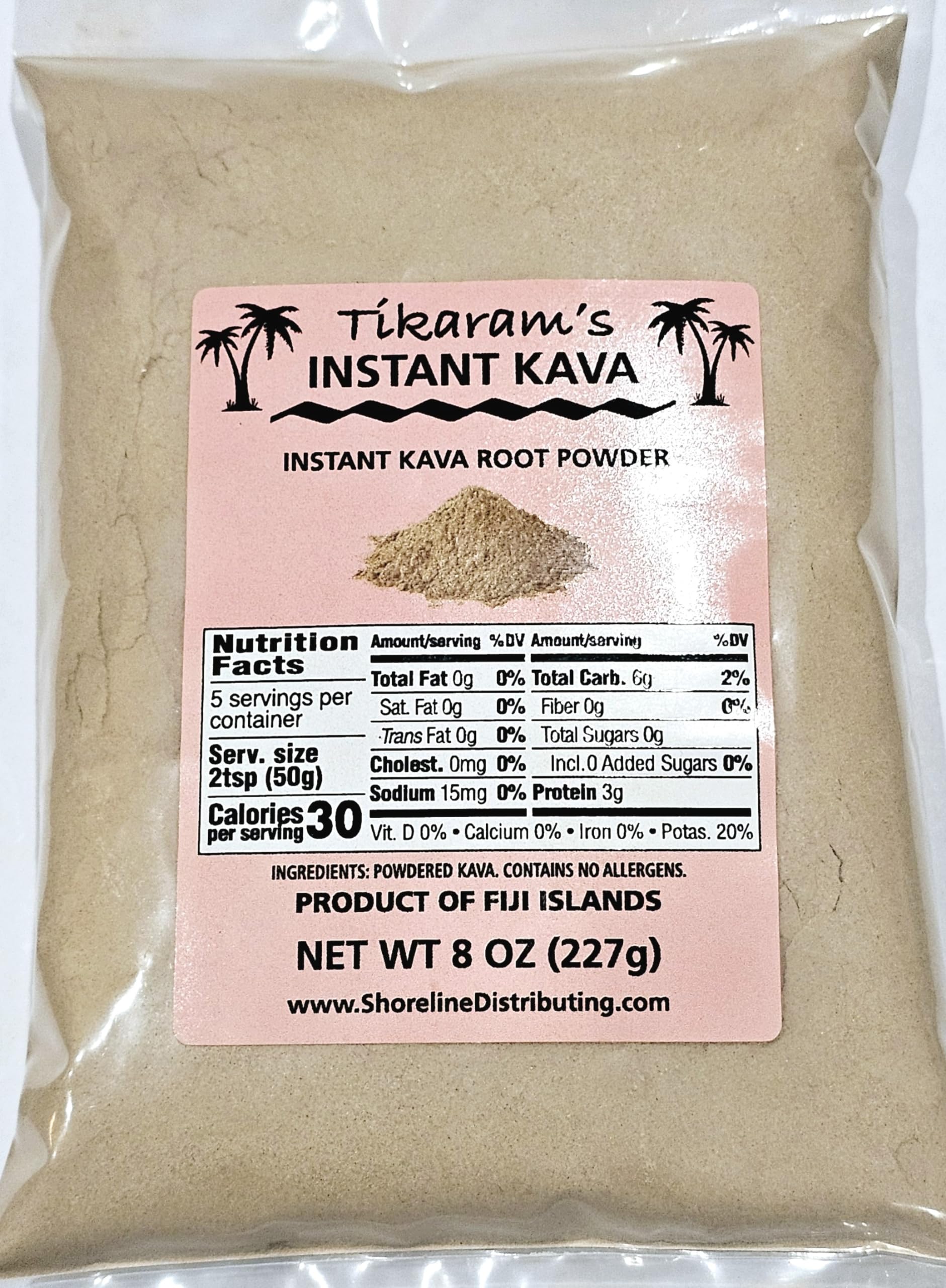 Tikaram's Instant Kava Powder 8 oz
