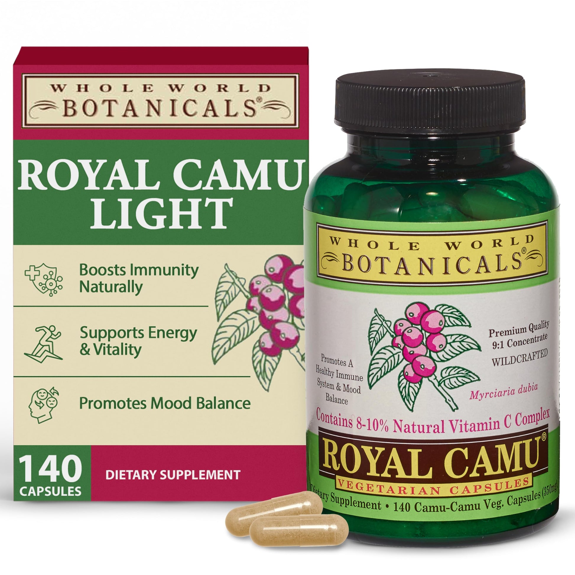Whole World Botanicals Royal Camu Capsules 140