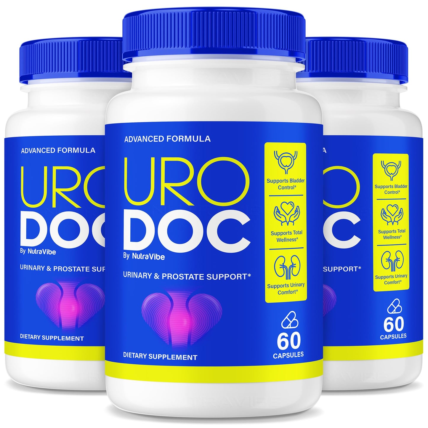 NutraVibe Uro Doc Prostate Support Capsules, 180 Capsules