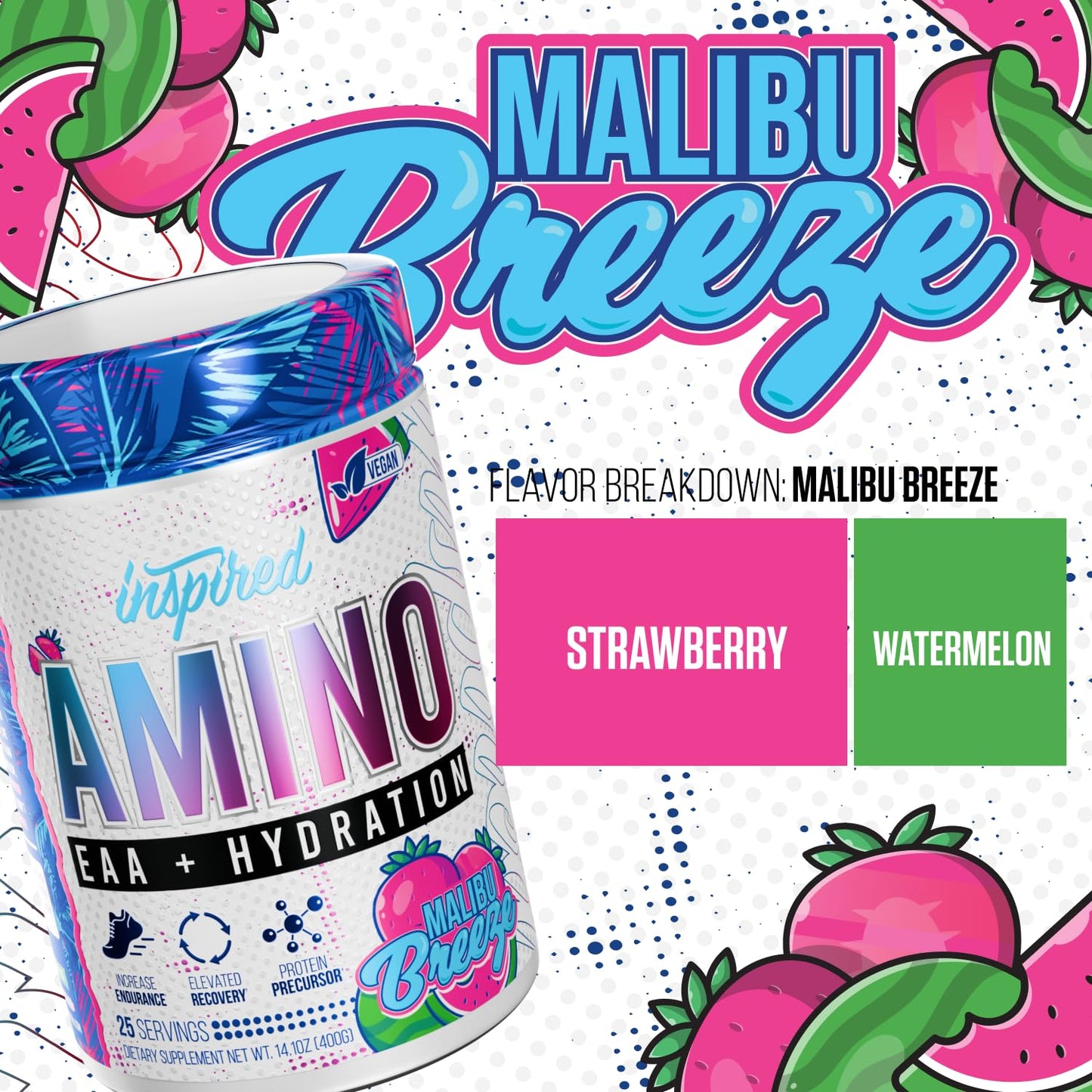 Inspired Nutraceuticals Essential Amino Acids Powder 14.1 oz