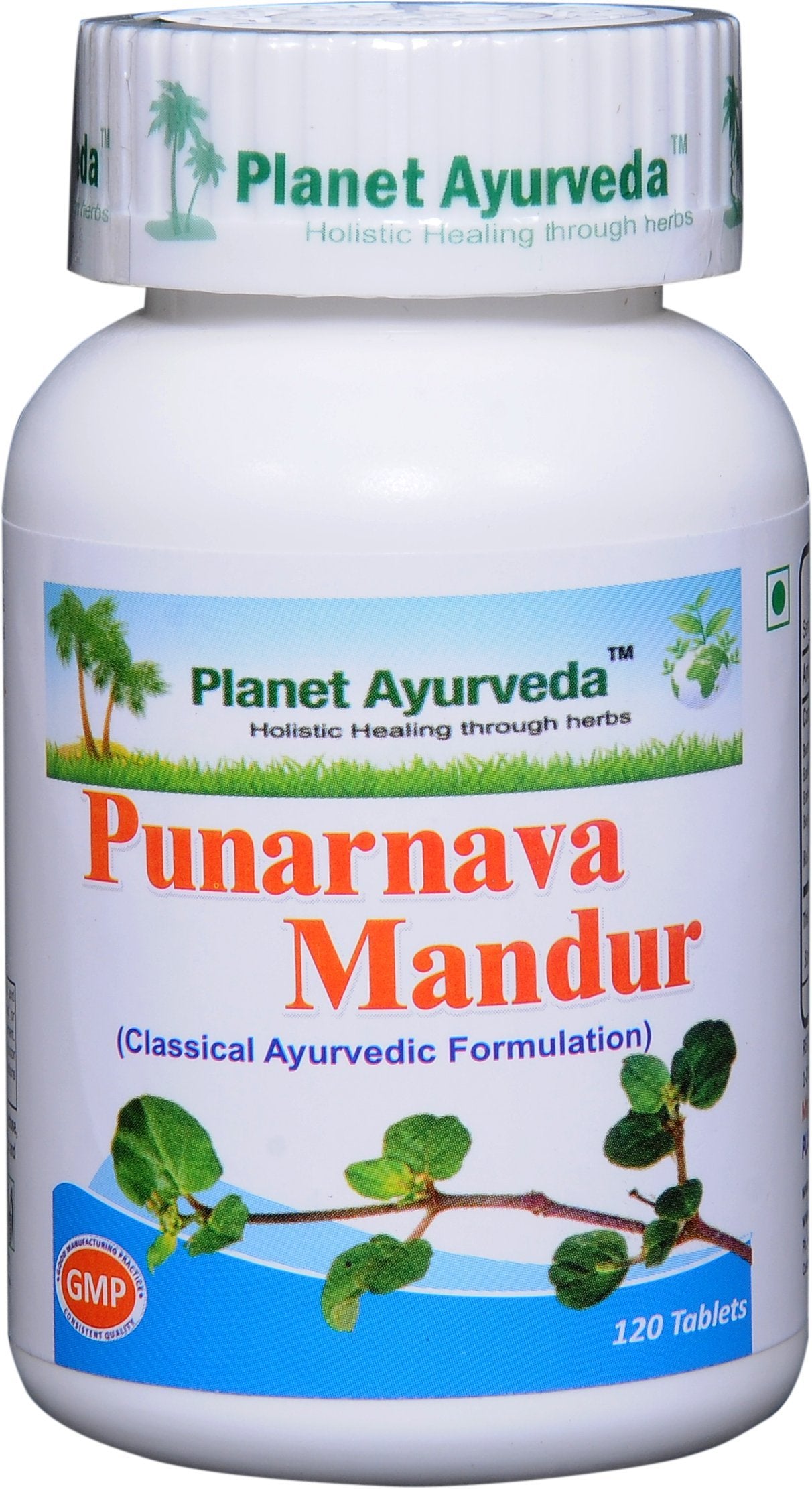 Planet Ayurveda Punarnava Mandur Herbal Tablets, 240 Tablets