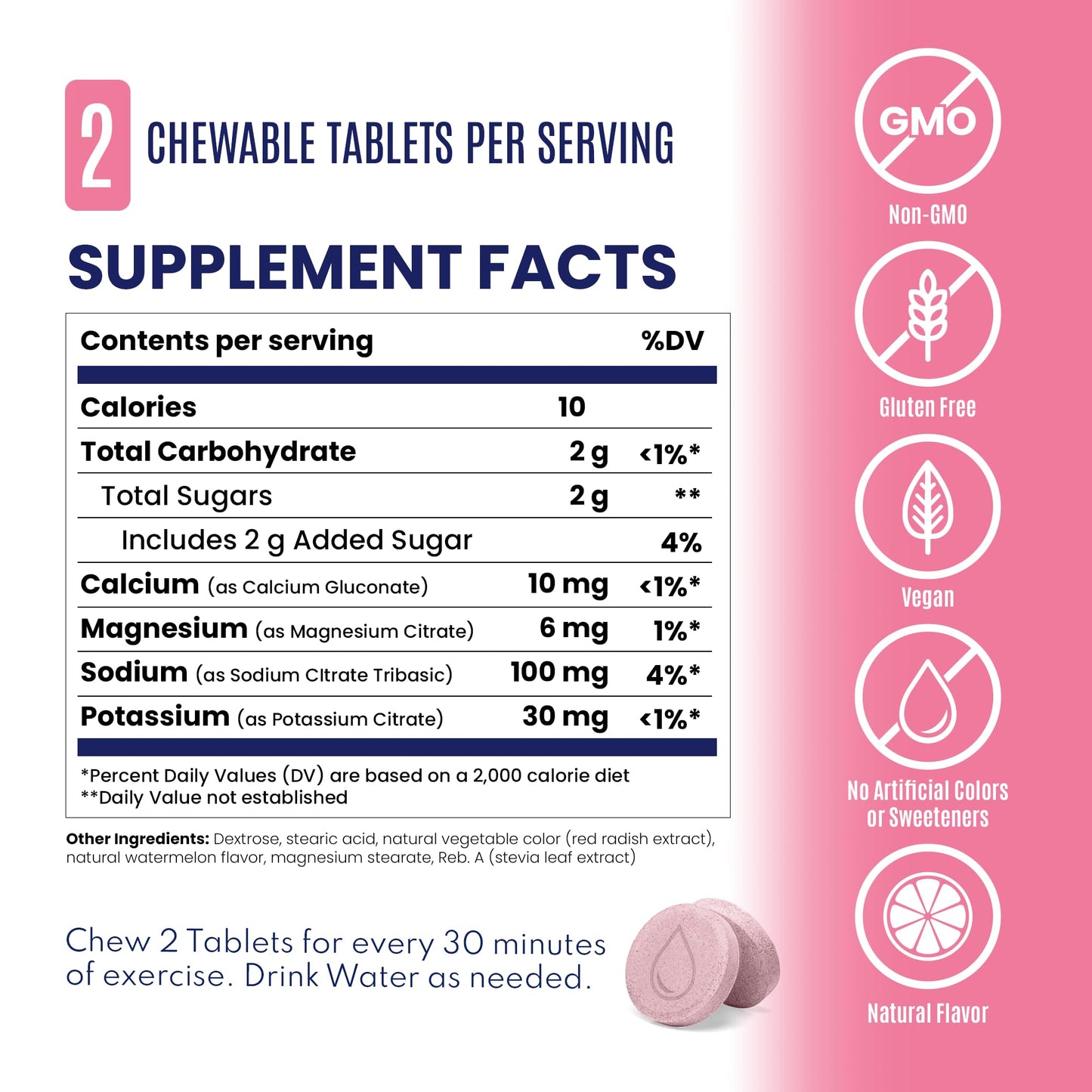 SaltStick Electrolyte FastChews Chewable 60 Count