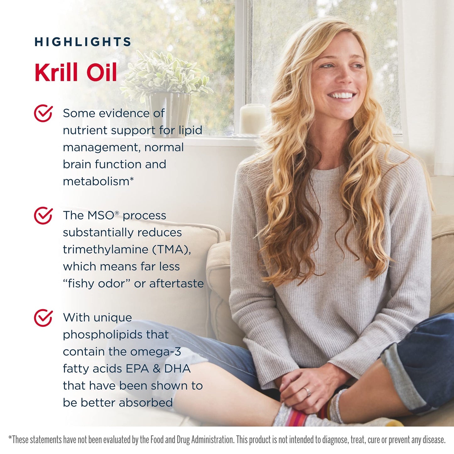 Jarrow Formulas Krill Oil Phospholipid Omega-3 Complex with Astaxanthin Softgels 120